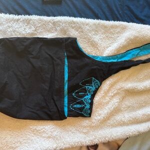 Black and Blue Yoga Bag